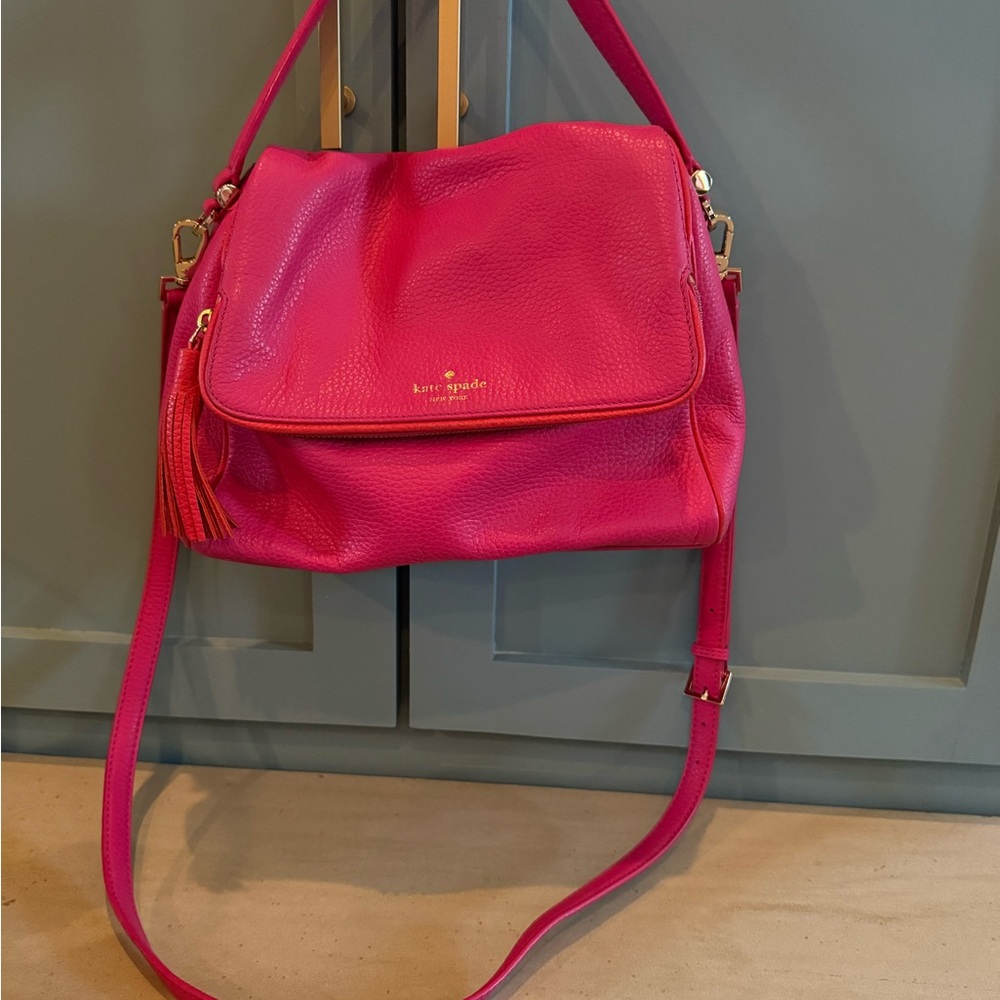 Kate Spade Pink Leather Crossbody